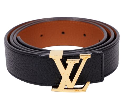 louis vuitton belt brown gold|louis vuitton belt men black.